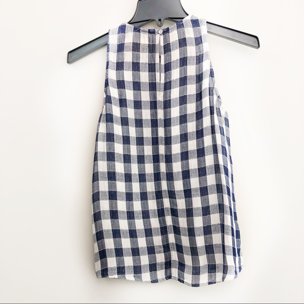 Cloth and Stone Plaid Ladder Lace Sleeveless Tank - Picture 5 of 5